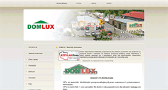 Desktop Screenshot of domlux.pl